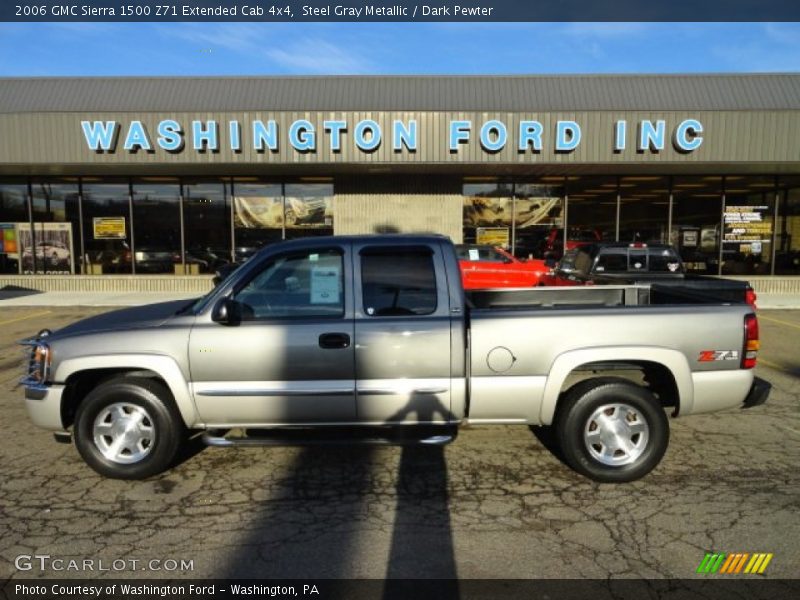 Steel Gray Metallic / Dark Pewter 2006 GMC Sierra 1500 Z71 Extended Cab 4x4