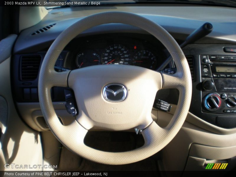 Shimmering Sand Metallic / Beige 2003 Mazda MPV LX