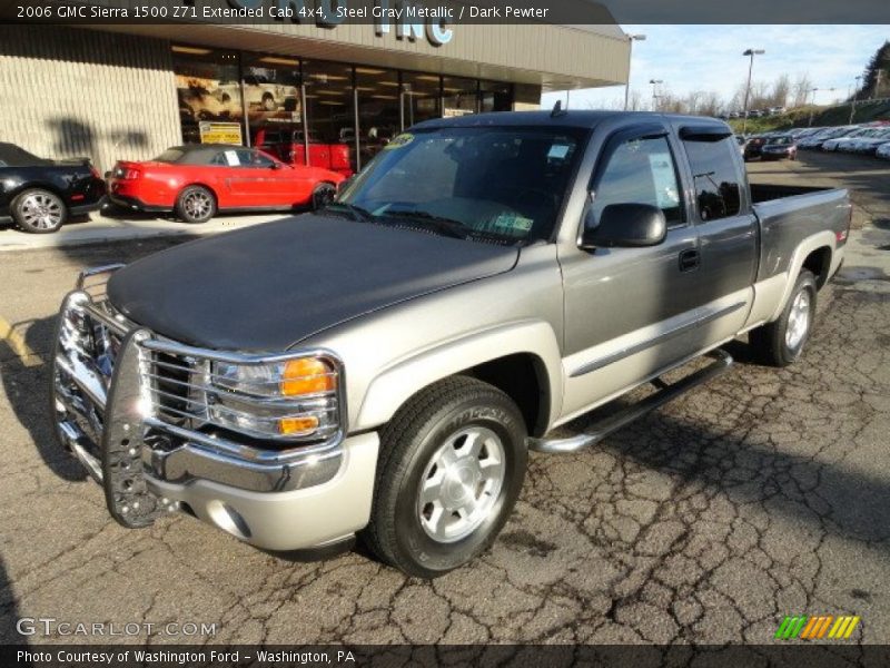 Steel Gray Metallic / Dark Pewter 2006 GMC Sierra 1500 Z71 Extended Cab 4x4