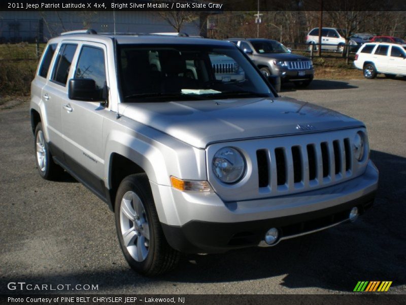 Bright Silver Metallic / Dark Slate Gray 2011 Jeep Patriot Latitude X 4x4