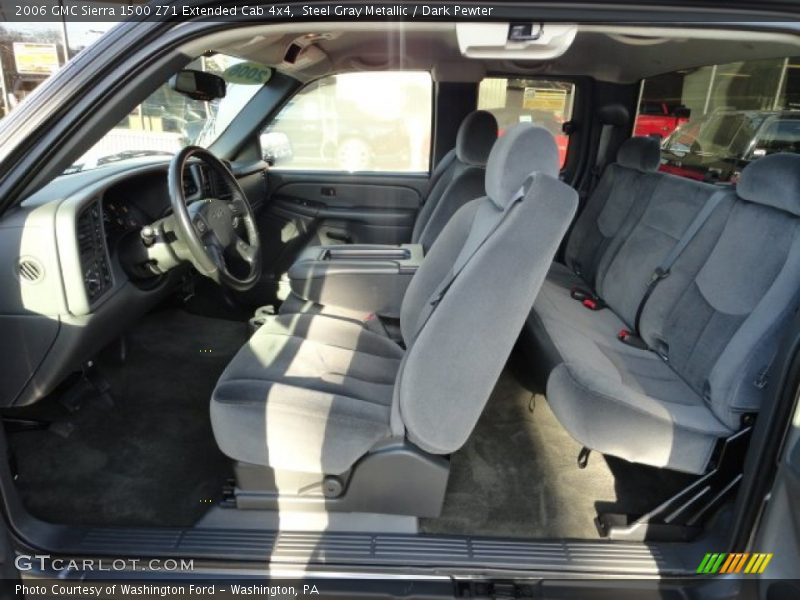 Steel Gray Metallic / Dark Pewter 2006 GMC Sierra 1500 Z71 Extended Cab 4x4