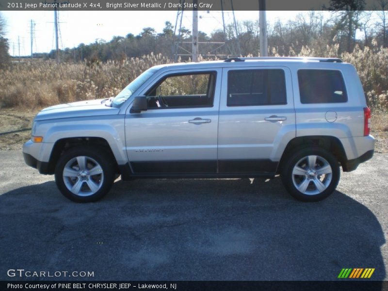 Bright Silver Metallic / Dark Slate Gray 2011 Jeep Patriot Latitude X 4x4