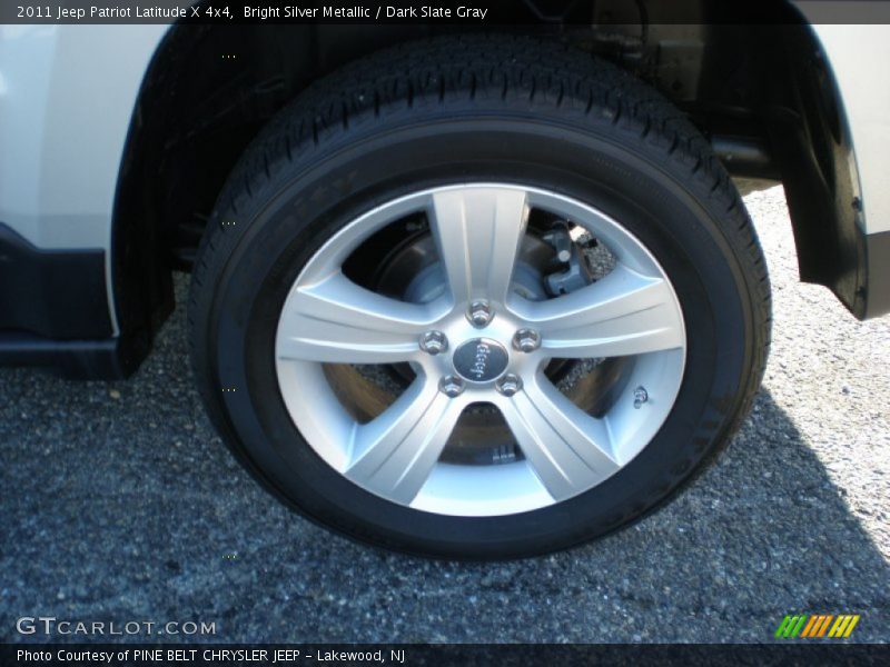 Bright Silver Metallic / Dark Slate Gray 2011 Jeep Patriot Latitude X 4x4