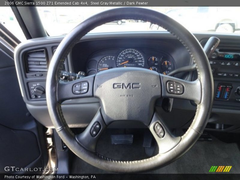 Steel Gray Metallic / Dark Pewter 2006 GMC Sierra 1500 Z71 Extended Cab 4x4