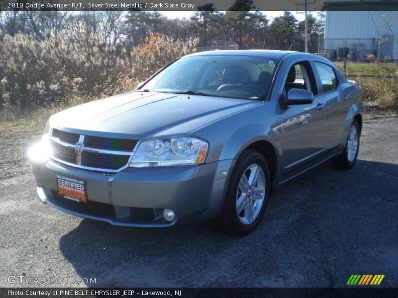 Silver Steel Metallic / Dark Slate Gray 2010 Dodge Avenger R/T
