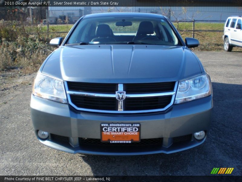 Silver Steel Metallic / Dark Slate Gray 2010 Dodge Avenger R/T
