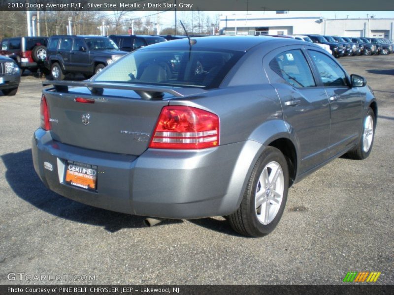 Silver Steel Metallic / Dark Slate Gray 2010 Dodge Avenger R/T