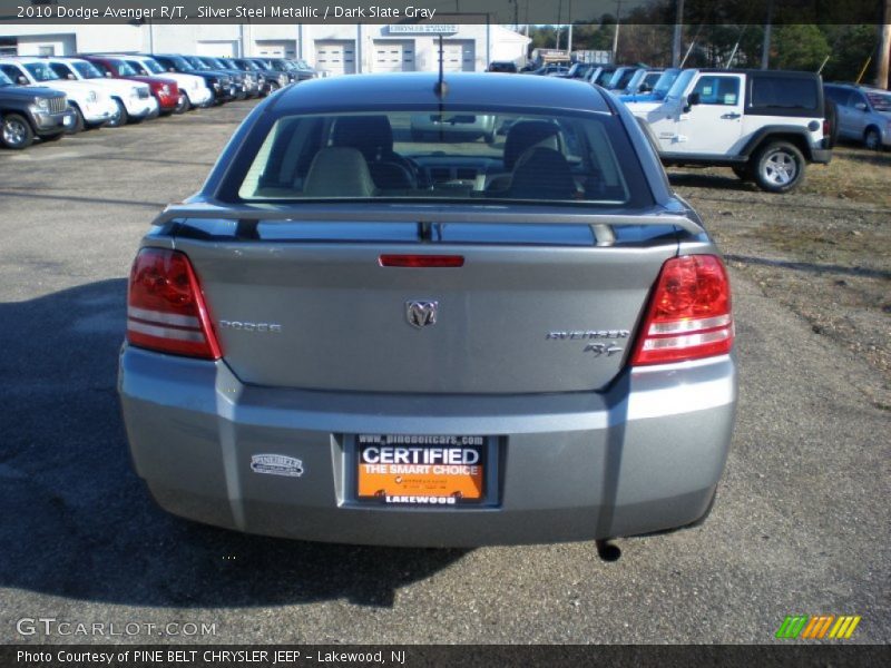 Silver Steel Metallic / Dark Slate Gray 2010 Dodge Avenger R/T