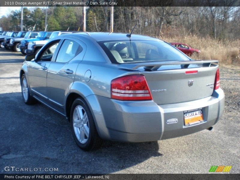 Silver Steel Metallic / Dark Slate Gray 2010 Dodge Avenger R/T