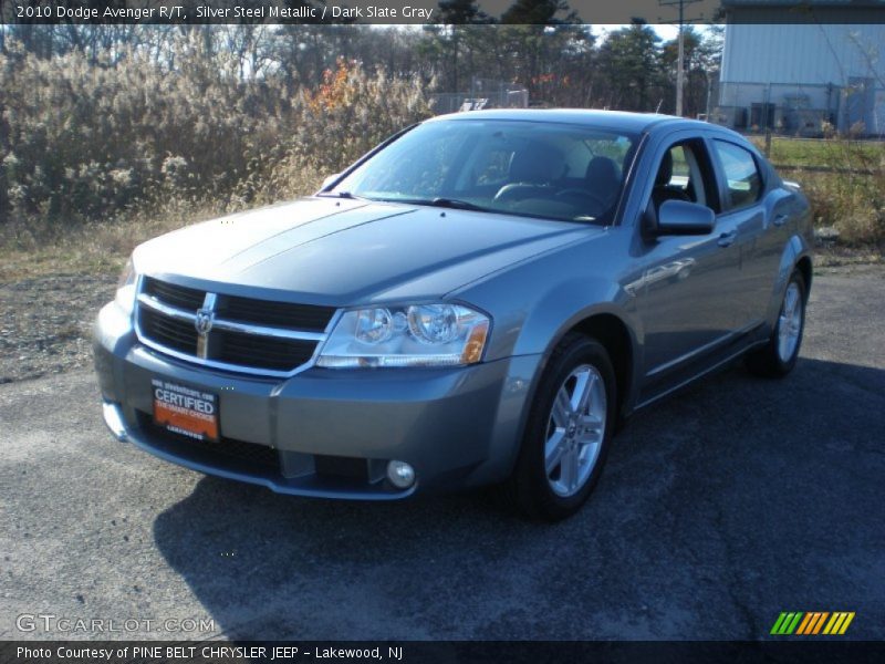 Silver Steel Metallic / Dark Slate Gray 2010 Dodge Avenger R/T