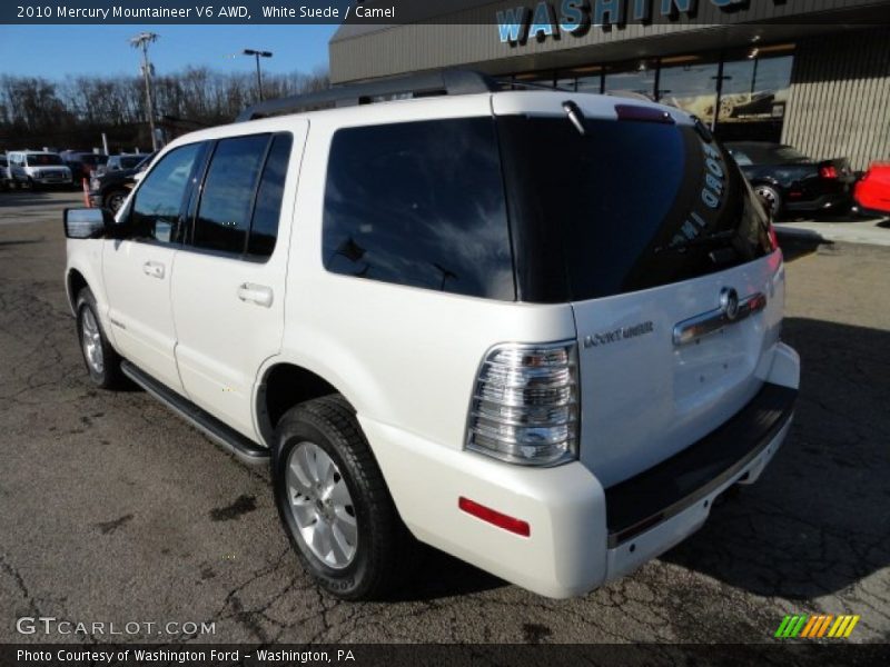 White Suede / Camel 2010 Mercury Mountaineer V6 AWD