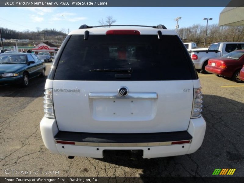 White Suede / Camel 2010 Mercury Mountaineer V6 AWD