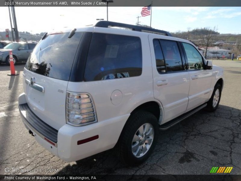 White Suede / Camel 2010 Mercury Mountaineer V6 AWD