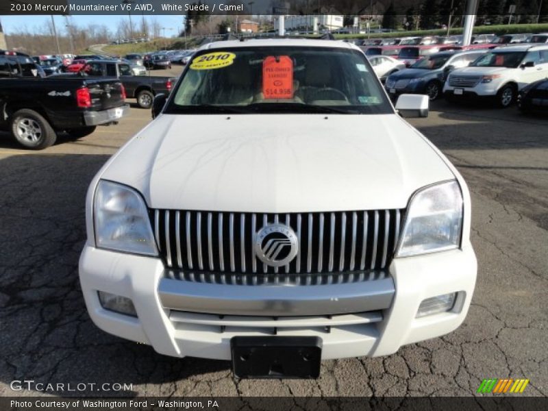 White Suede / Camel 2010 Mercury Mountaineer V6 AWD