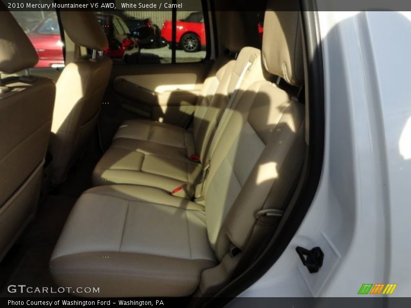 White Suede / Camel 2010 Mercury Mountaineer V6 AWD