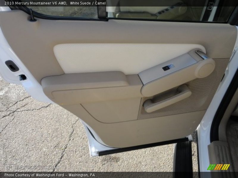 White Suede / Camel 2010 Mercury Mountaineer V6 AWD
