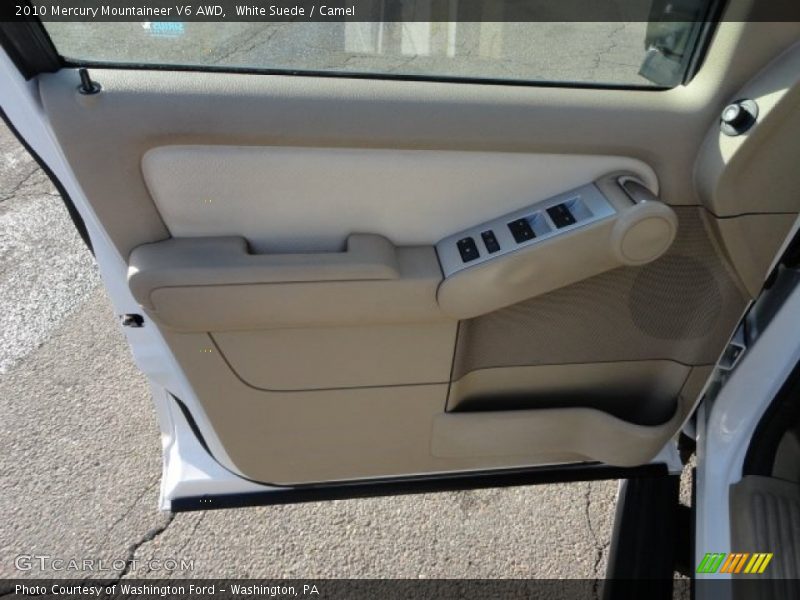 White Suede / Camel 2010 Mercury Mountaineer V6 AWD