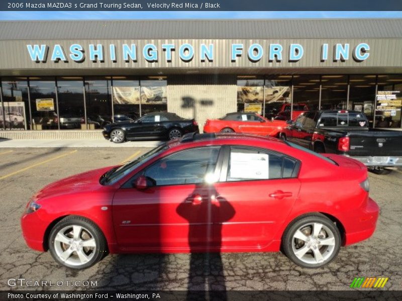 Velocity Red Mica / Black 2006 Mazda MAZDA3 s Grand Touring Sedan