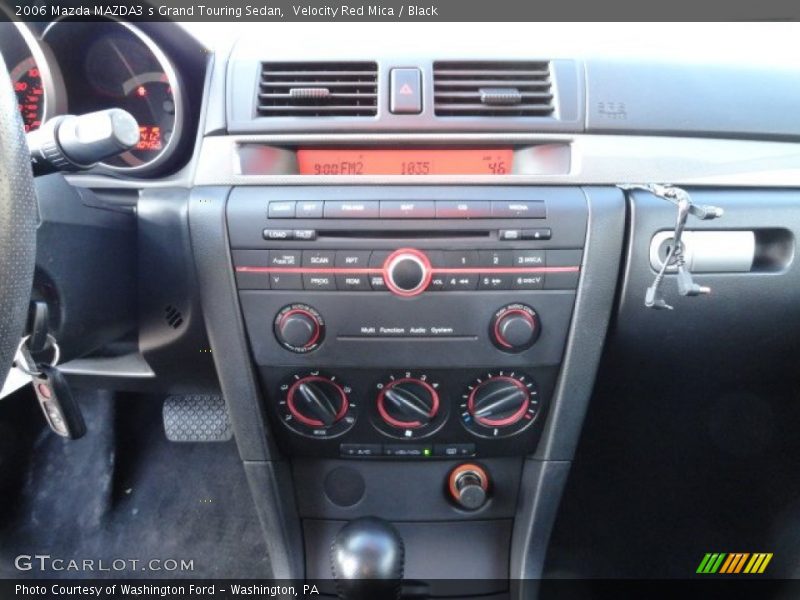 Velocity Red Mica / Black 2006 Mazda MAZDA3 s Grand Touring Sedan