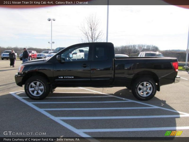 Galaxy Black / Charcoal 2011 Nissan Titan SV King Cab 4x4