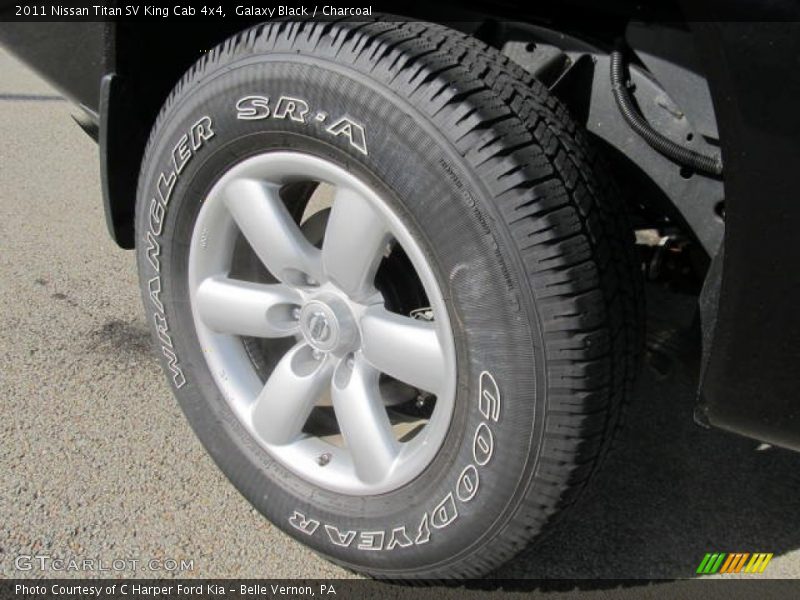 Galaxy Black / Charcoal 2011 Nissan Titan SV King Cab 4x4