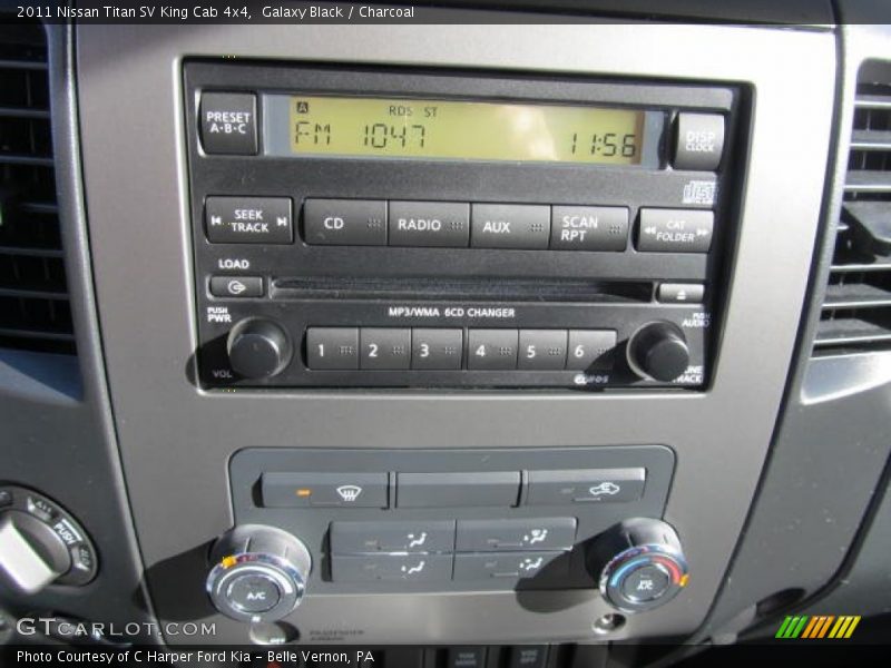 Galaxy Black / Charcoal 2011 Nissan Titan SV King Cab 4x4