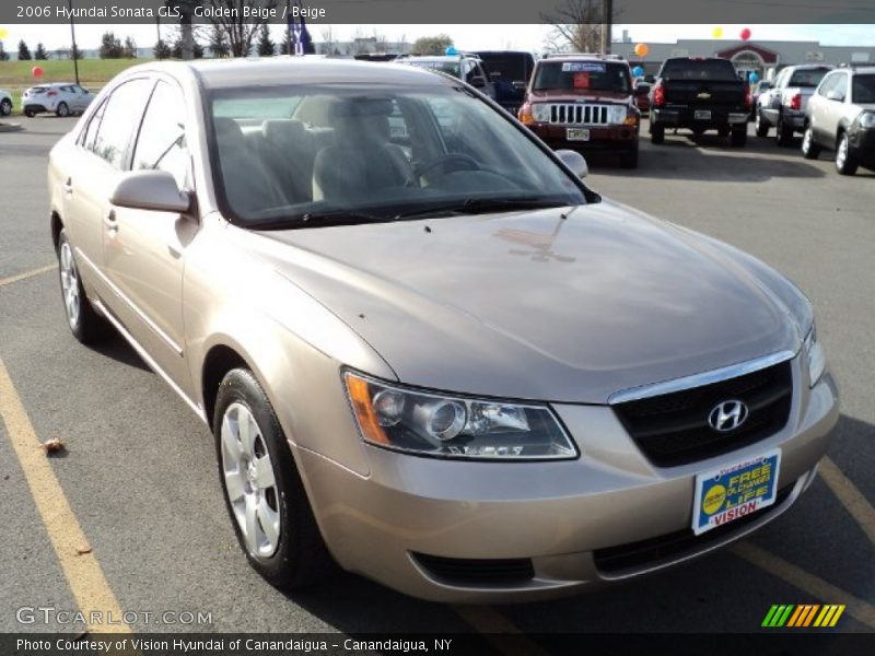Golden Beige / Beige 2006 Hyundai Sonata GLS
