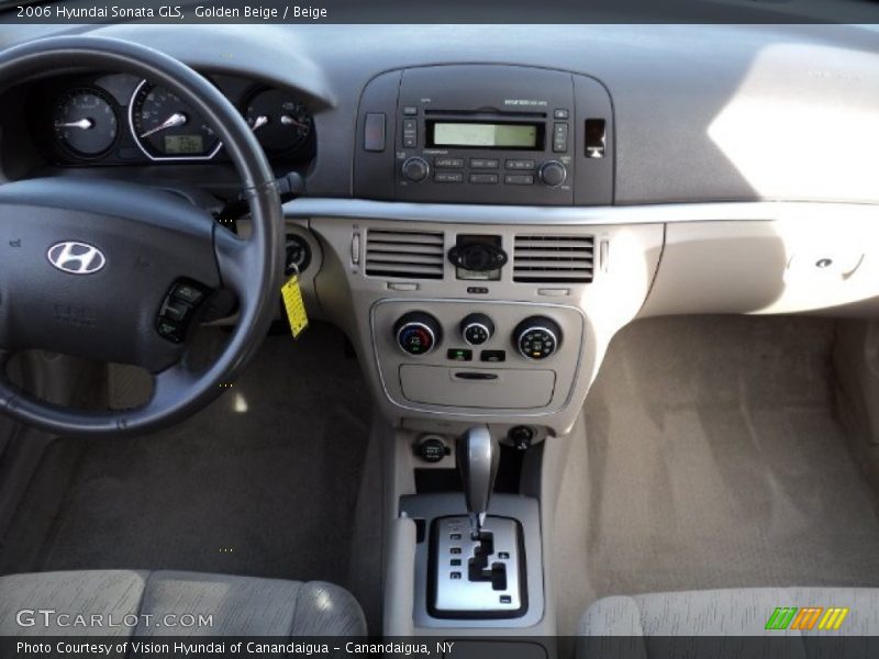 Golden Beige / Beige 2006 Hyundai Sonata GLS