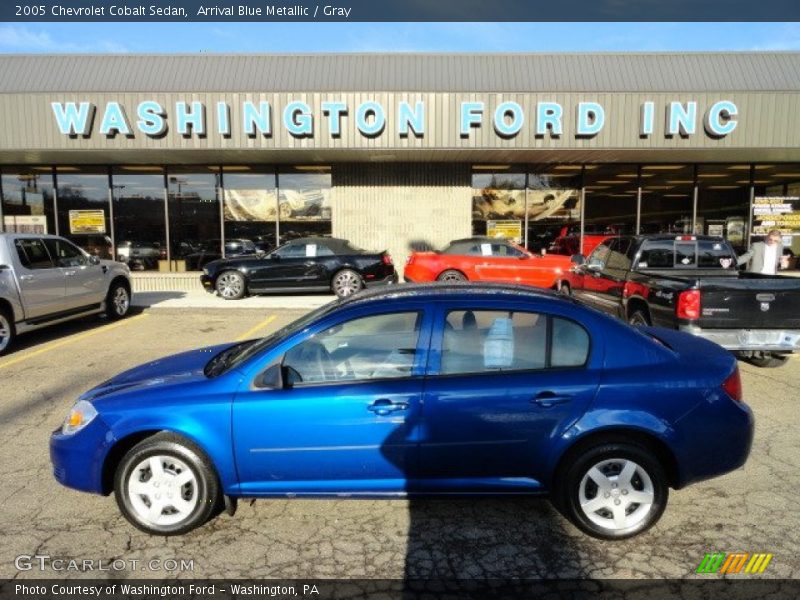 Arrival Blue Metallic / Gray 2005 Chevrolet Cobalt Sedan