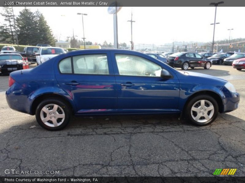 Arrival Blue Metallic / Gray 2005 Chevrolet Cobalt Sedan