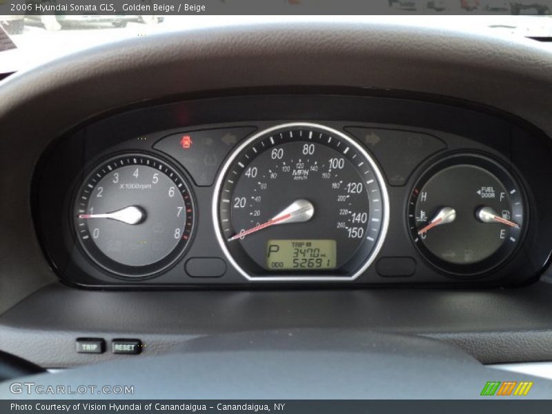 Golden Beige / Beige 2006 Hyundai Sonata GLS