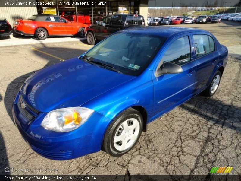 Arrival Blue Metallic / Gray 2005 Chevrolet Cobalt Sedan