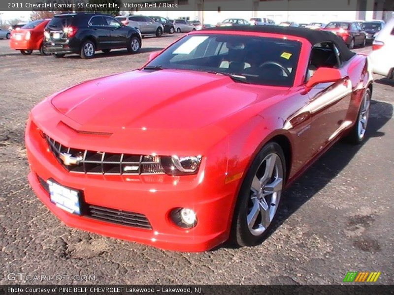 Victory Red / Black 2011 Chevrolet Camaro SS Convertible