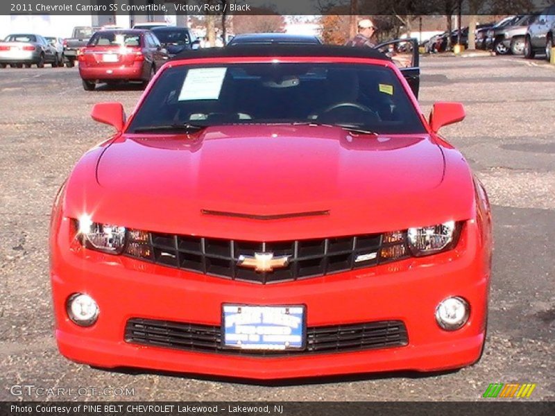 Victory Red / Black 2011 Chevrolet Camaro SS Convertible