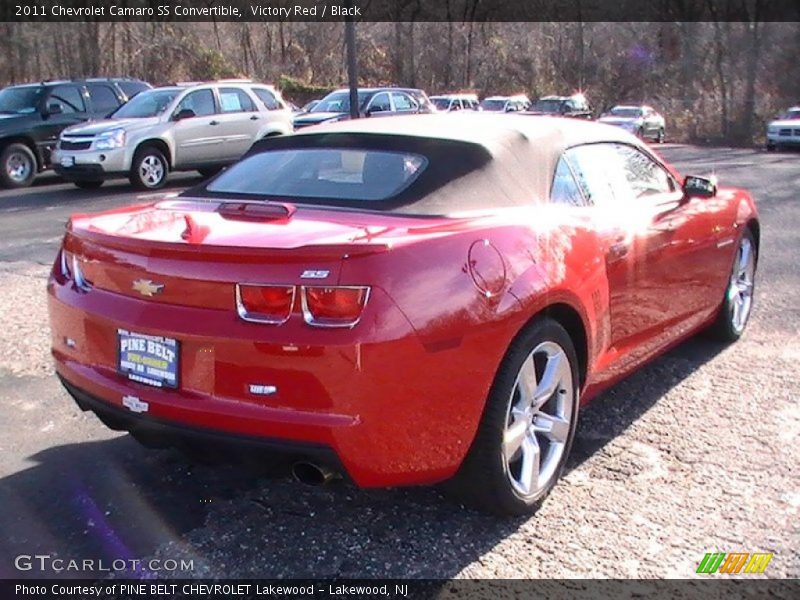 Victory Red / Black 2011 Chevrolet Camaro SS Convertible