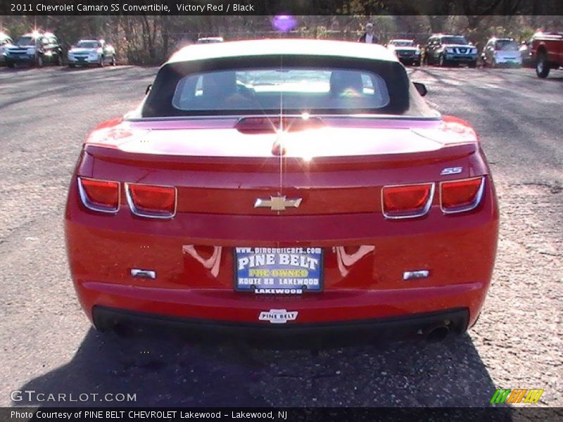 Victory Red / Black 2011 Chevrolet Camaro SS Convertible