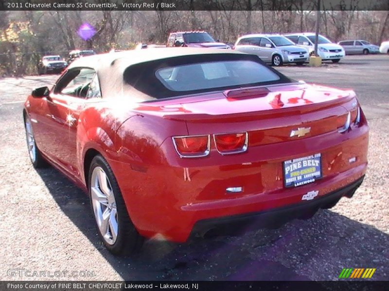Victory Red / Black 2011 Chevrolet Camaro SS Convertible