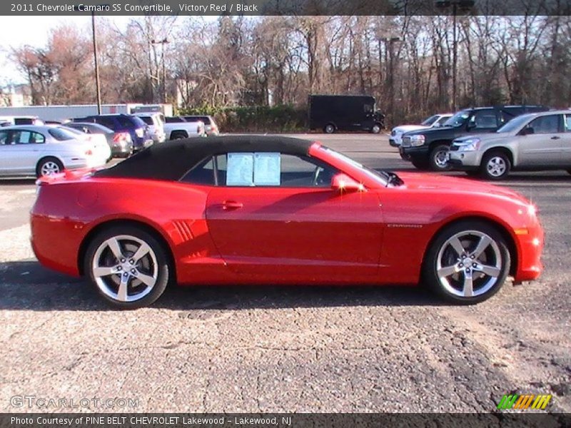 Victory Red / Black 2011 Chevrolet Camaro SS Convertible