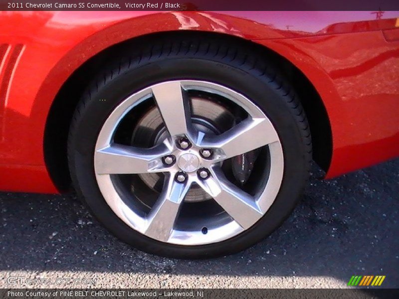 Victory Red / Black 2011 Chevrolet Camaro SS Convertible
