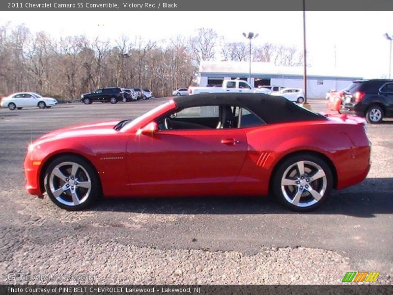 Victory Red / Black 2011 Chevrolet Camaro SS Convertible