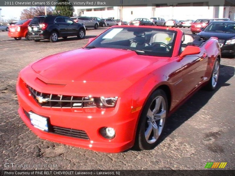 Victory Red / Black 2011 Chevrolet Camaro SS Convertible