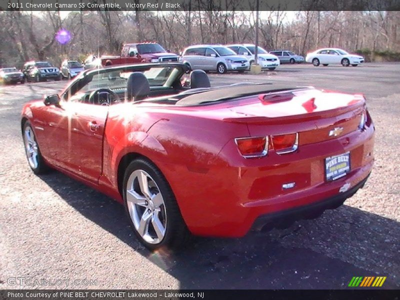 Victory Red / Black 2011 Chevrolet Camaro SS Convertible