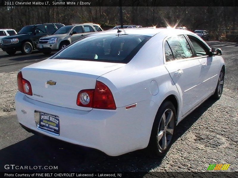 Summit White / Ebony 2011 Chevrolet Malibu LT