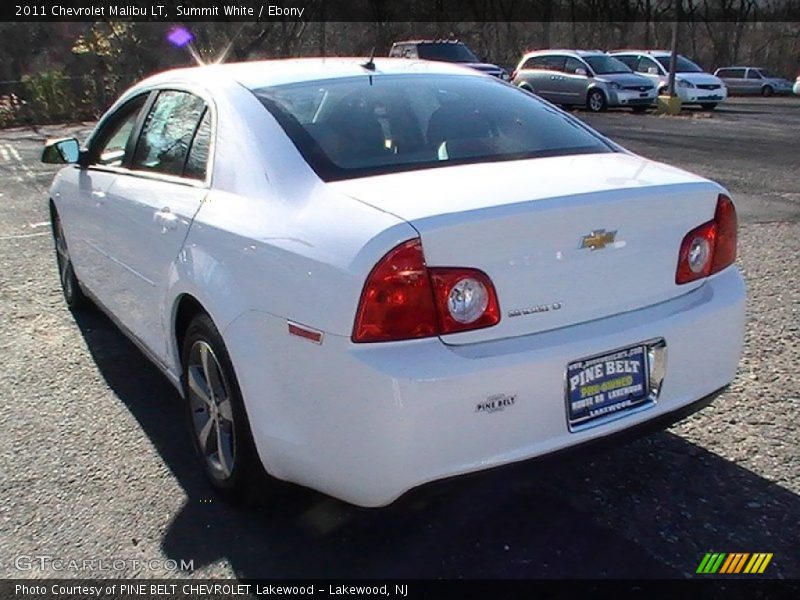 Summit White / Ebony 2011 Chevrolet Malibu LT