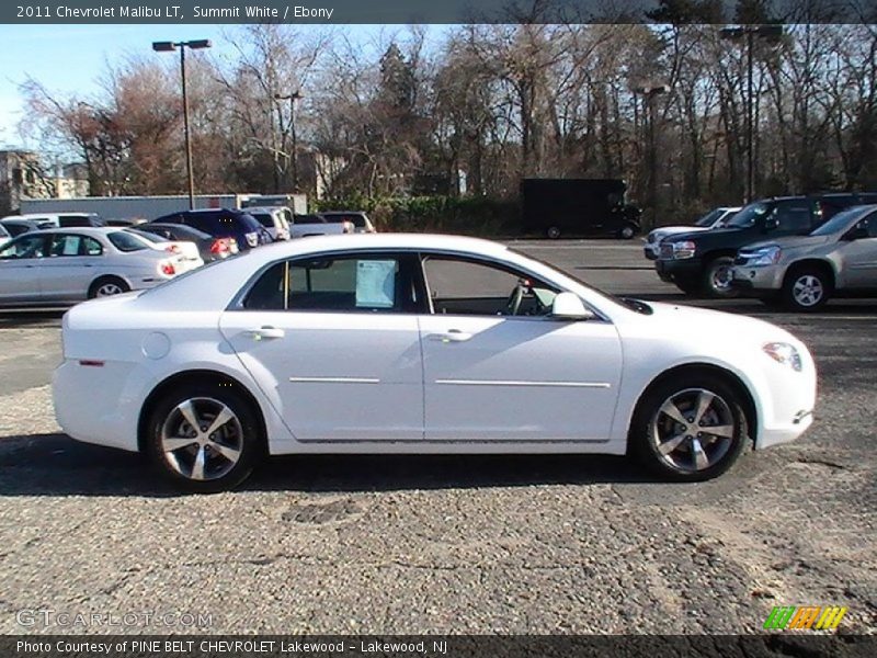 Summit White / Ebony 2011 Chevrolet Malibu LT