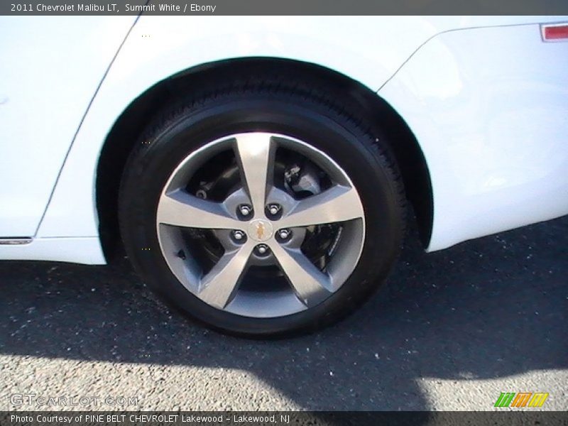 Summit White / Ebony 2011 Chevrolet Malibu LT