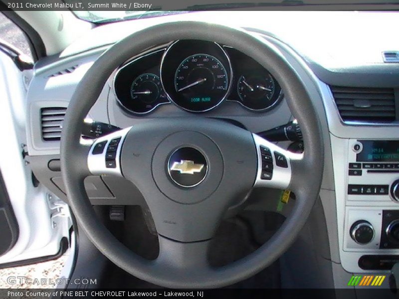 Summit White / Ebony 2011 Chevrolet Malibu LT