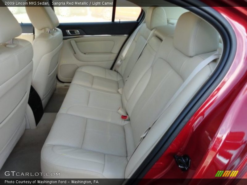 Sangria Red Metallic / Light Camel 2009 Lincoln MKS Sedan