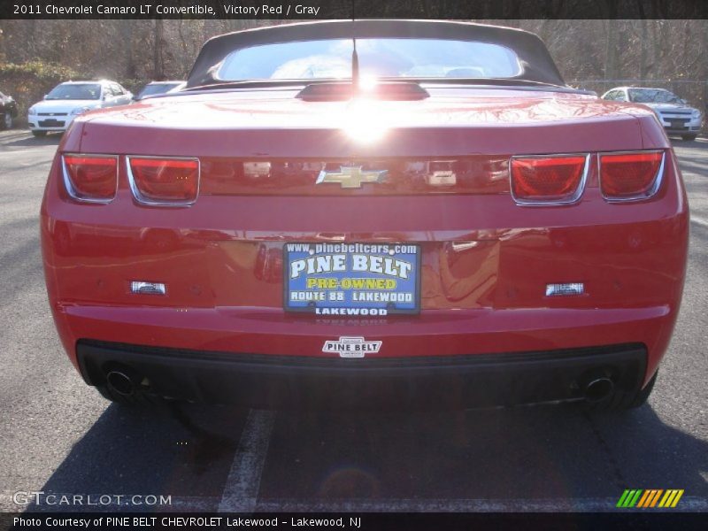 Victory Red / Gray 2011 Chevrolet Camaro LT Convertible