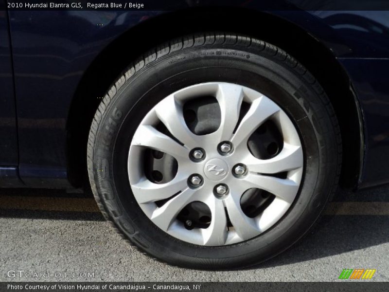Regatta Blue / Beige 2010 Hyundai Elantra GLS